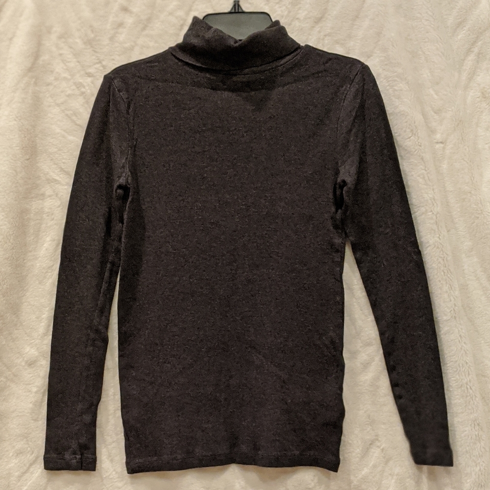 Gap Solid Gray Turtleneck